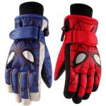 Spider-Man Cartoon Children's Warm Thickened Gloves