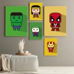 Marvel Superheroes Pictures Decor