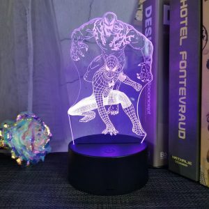 Spider-Man & Venom 3D Acrylic Night Light
