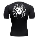 Spider Print Compression Shirts for Men