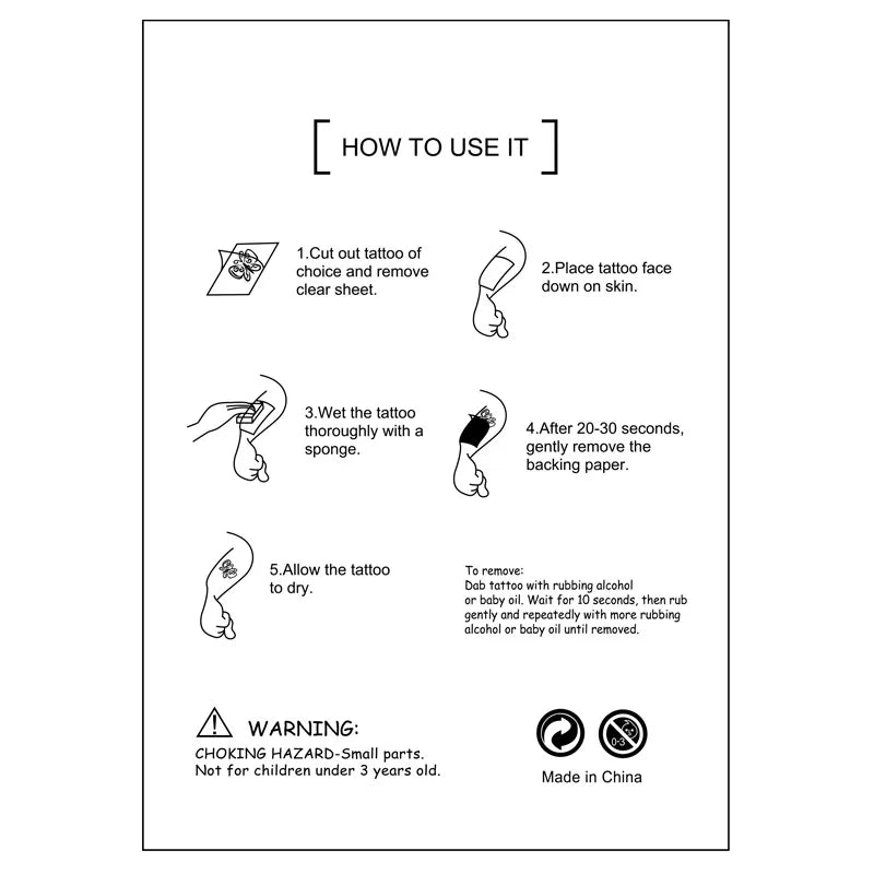 2pcs Marvel Spider-Man Temporary Tattoo Stickers - Image 6