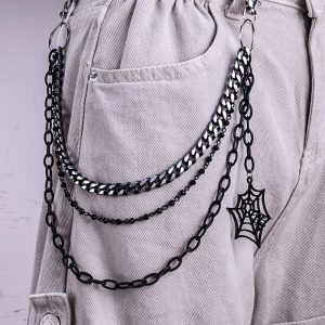 Spider Web Keychain & Pants Chain
