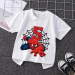 Marvel Spider-Man Birthday Number T-Shirt (1–9)