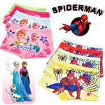 Children’s Spider-Man & Frozen Cartoon Boxer Briefs