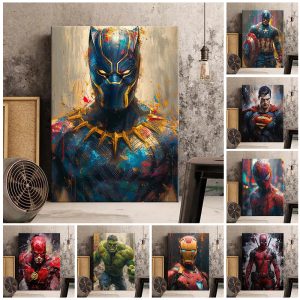 MINISO Marvel Heroes Canvas Poster