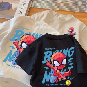 New Summer Spider-Man Cartoon T-Shirt